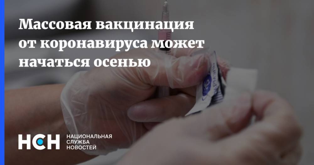 Сергей Собянин - Дмитрий Чернышенко - Массовая вакцинация от коронавируса может начаться осенью - nsn.fm - Москва