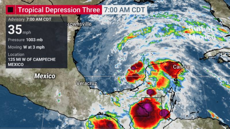 Пол Уокер - Новый тропический шторм угрожает побережью Мексиканского залива - golos-ameriki.ru - США - Техас - Мексика - шт.Флорида - штат Луизиана