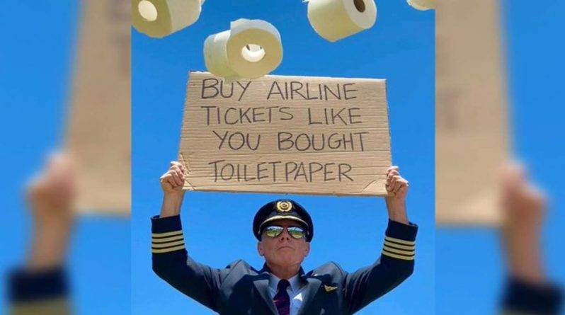 Крис Пол - Пилот попросил людей «покупать билеты на рейсы», как они «покупали туалетную бумагу» - usa.one - США