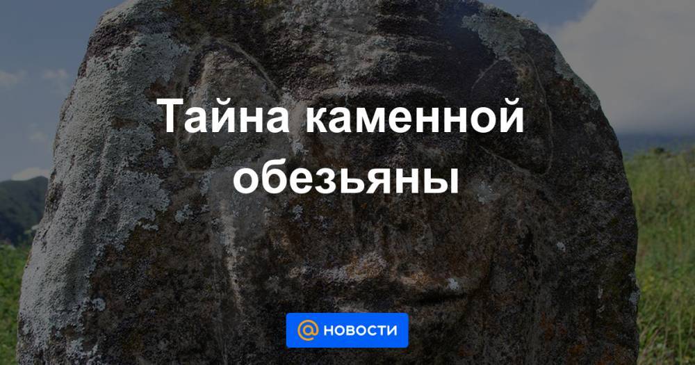 Тайна каменной обезьяны - news.mail.ru - респ. Ингушетия