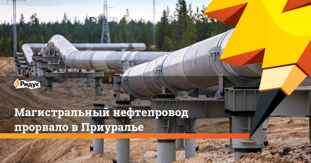 Магистральный нефтепровод прорвало в Приуралье - ridus.ru - Россия - Пермь - Пермский край - Норильск