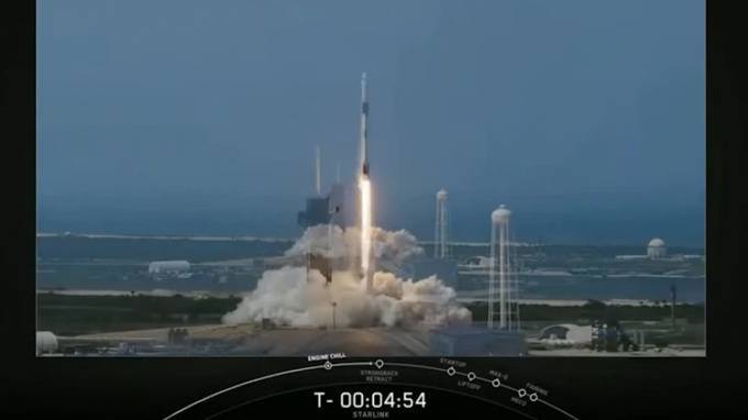 Илон Маск - Falcon 9 стартовала во Флориде с группой интернет-спутников Starlink - piter.tv - США - шт.Флорида