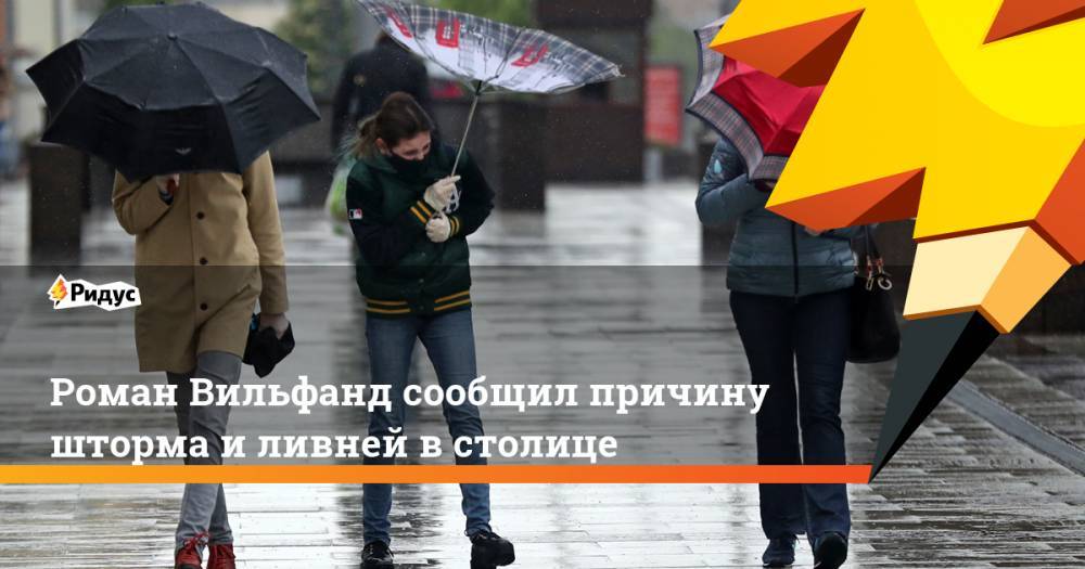 Роман Вильфанд - Татьяна Позднякова - Роман Вильфанд сообщил причину шторма и ливней в столице - ridus.ru - Россия