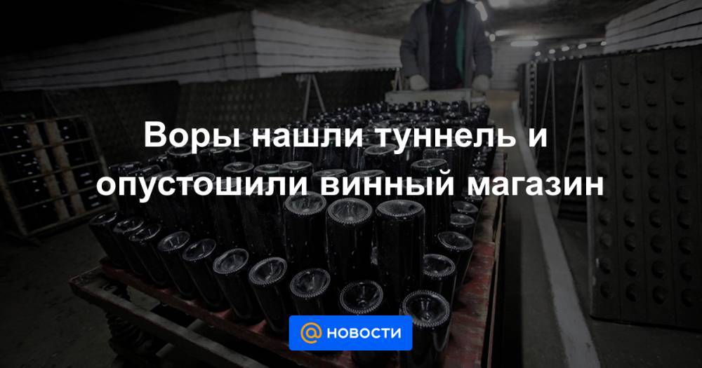 Воры нашли туннель и опустошили винный магазин - news.mail.ru - США - Юар - Рочестер