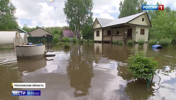 Затопленные огороды и улицы: стихия обрушилась на Московский регион - vesti.ru - Москва - Московская обл.