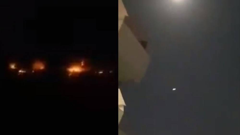 Опубликованы видео ударов Израиля по Сирии - riafan.ru - Сирия - Дамаск - Израиль - Иран - Ливан - Масьяф