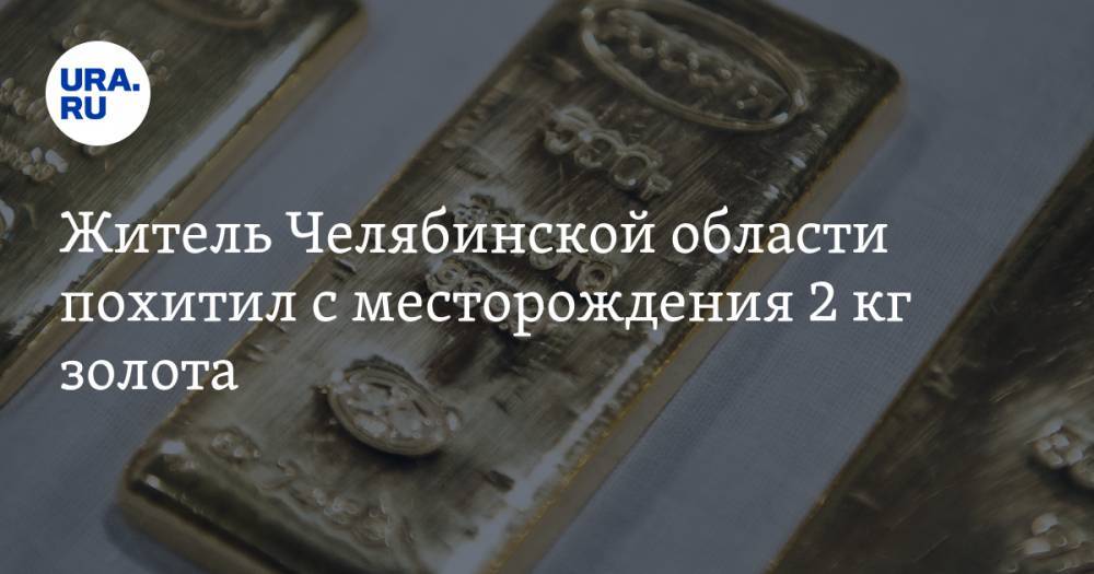 Житель Челябинской области похитил с месторождения 2 кг золота - ura.news - Челябинская обл. - Хабаровский край