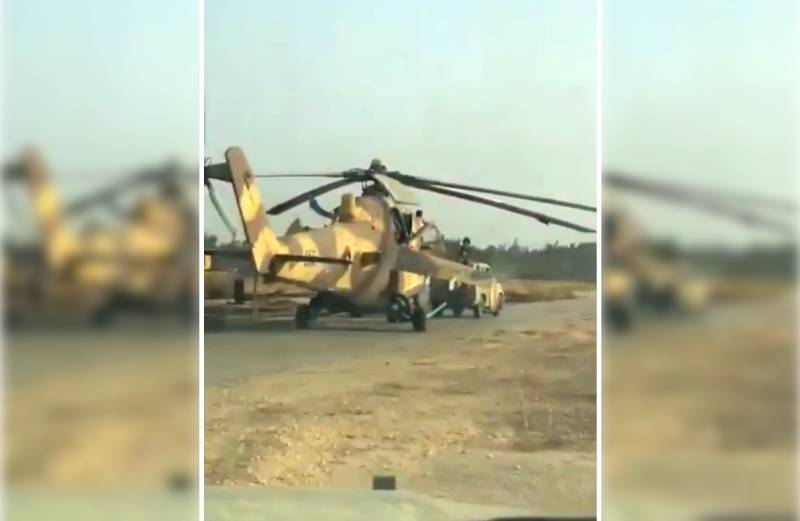Фаиз Сараджа - В Ливии протурецкие боевики захватили Ми-35 и небрежно его перевозят - topcor.ru - Ливия - Триполи