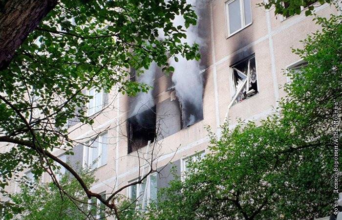 "Мосгаз" заявил, что в загоревшейся квартире в Чертанове газ не взрывался - interfax.ru - Москва