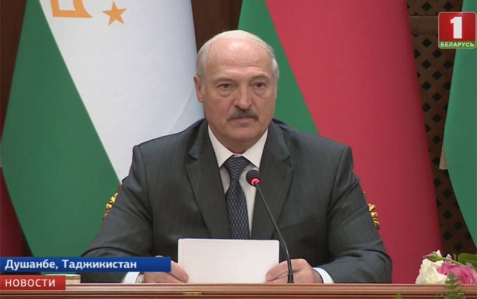 Александр Лукашенко - Минск и Душанбе договорились вывести отношения на уровень стратегического партнерства - tvr.by - Белоруссия - Душанбе - Таджикистан - Минск