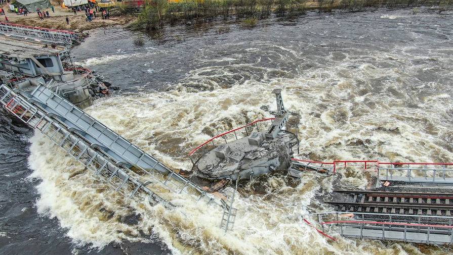 Для восстановления моста под Мурманском прибыли военные - gazeta.ru - Мурманск - Мурманская обл. - район Кольский