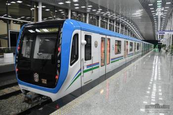В Ташкенте завершено строительство первого этапа кольцевой линии метро на отрезке "Дустлик-Куйлюк". Видео - podrobno.uz - Узбекистан - Ташкент