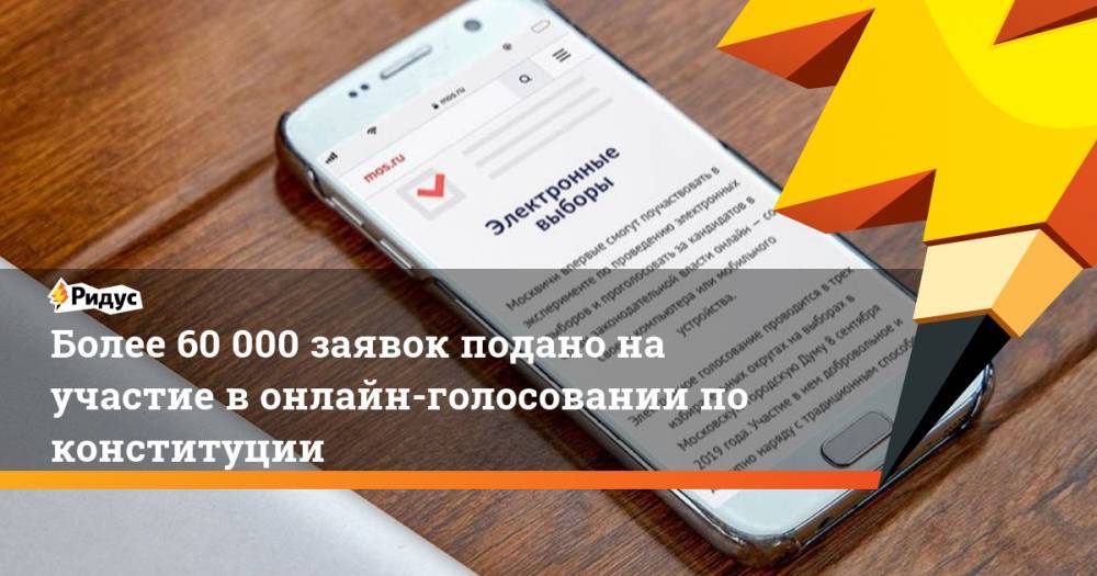 Элла Памфилова - Более 60 000 заявок подано на участие в онлайн-голосовании по конституции - ridus.ru