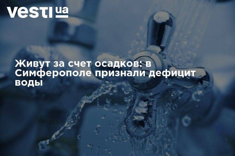 Живут за счет осадков: в Симферополе признали дефицит воды - vesti.ua - Симферополь - Крым