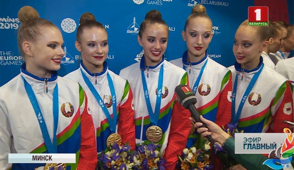 Сборная Беларуси по художественной гимнастике завоевала золото в групповом многоборье - tvr.by - Белоруссия - Минск