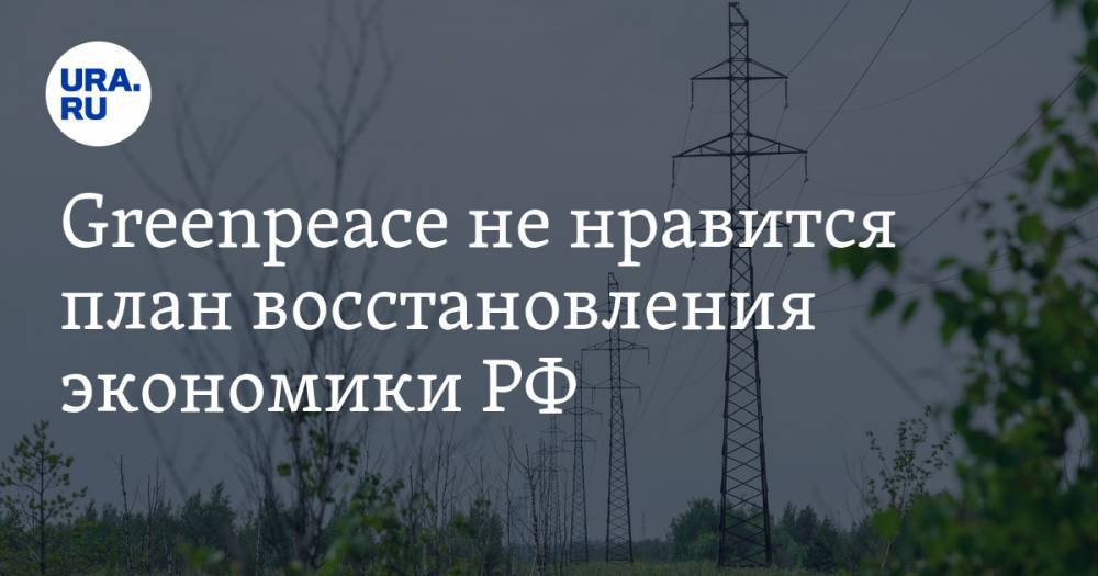 Greenpeace не нравится план восстановления экономики РФ. О помощи экологи просят Путина - ura.news - Россия - Норильск