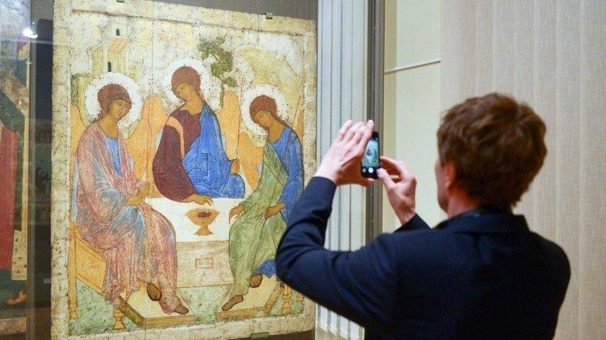 Андрей Рублев - Какие тайны зашифрованы в знаменитой «Троице» Андрея Рублева - 5-tv.ru