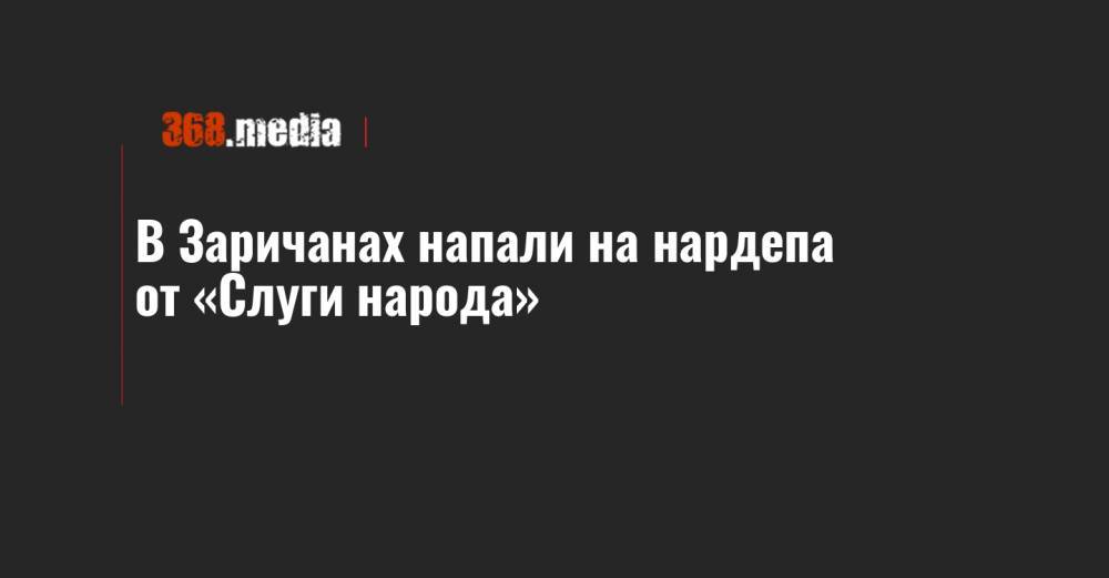 Евгения Кравчук - В Заричанах напали на нардепа от «Слуги народа» - 368.media - Житомирская обл. - Житомир