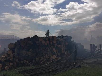 Сегодня в Башкирии горел металлический ангар - ufatime.ru - Башкирия - район Янаульский