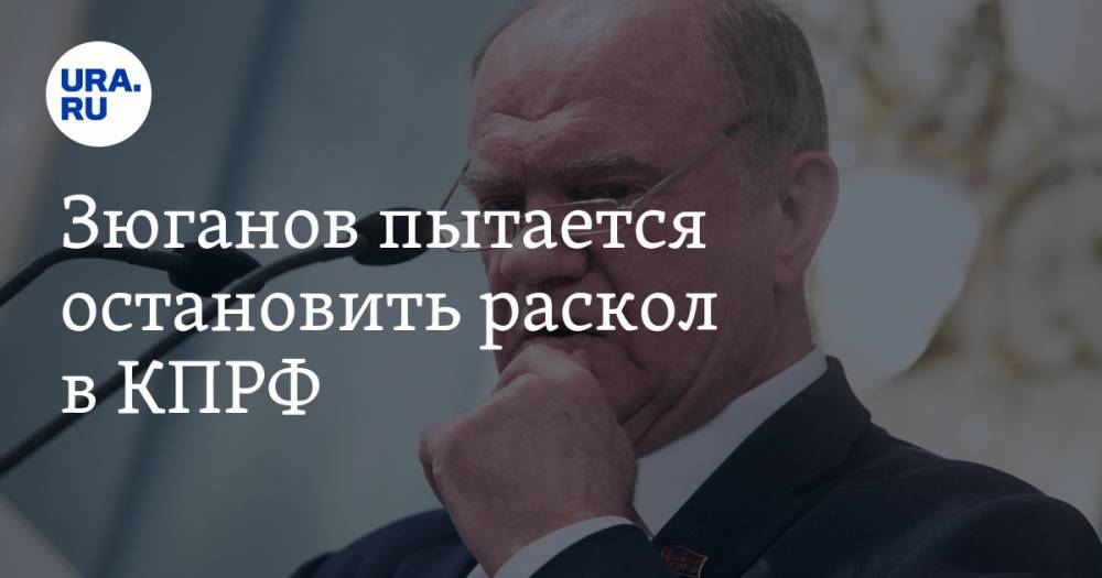 Владимир Андреев - Геннадий Зюганов - Зюганов пытается остановить раскол в КПРФ - ura.news - Россия