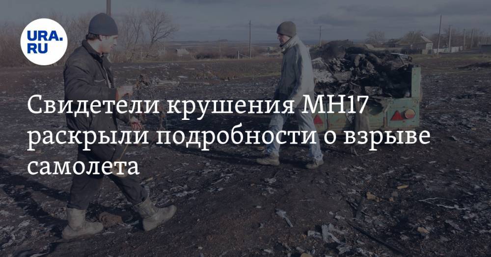 Свидетели крушения MH17 раскрыли подробности о взрыве самолета. ВИДЕО - ura.news - Украина