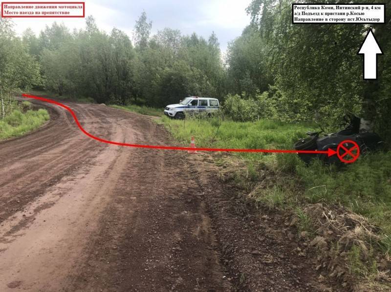 В Коми за сутки в двух ДТП с мотоциклами пострадали три человека - komiinform.ru - респ. Коми