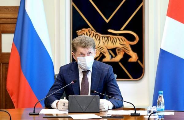 Олег Кожемяко - Татьяна Детковская - Олег Кожемяко поручил усилить контроль за соблюдением санитарных правил приморцами - nakanune.ru - Приморье край