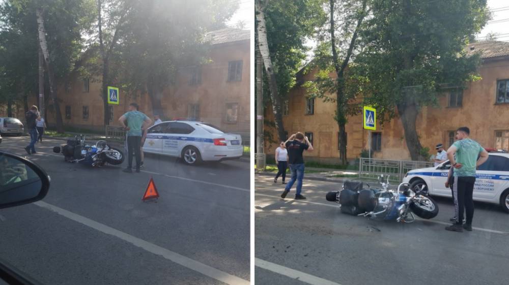Мотоциклист попал в больницу после ДТП с иномаркой в Воронеже - vestivrn.ru - Воронеж