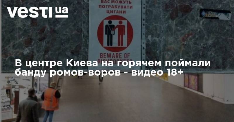 В центре Киева на горячем поймали банду ромов-воров - видео 18+ - vesti.ua - Киев