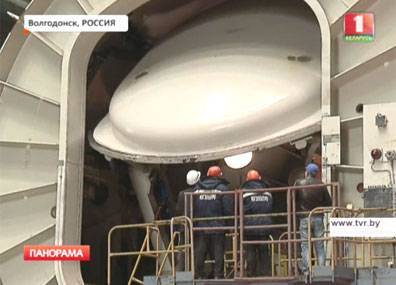 Первый корпус реактора для Белорусской атомной станции едет в Островец - tvr.by - Россия - Белоруссия - Волгодонск