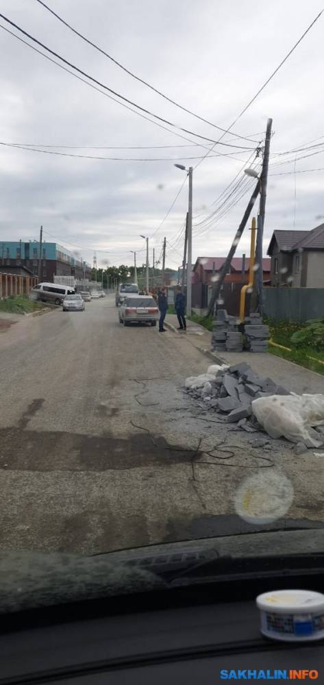 Большегруз минимум на три дня оставил сотню домов в Южно-Сахалинске без газа - sakhalin.info - Южно-Сахалинск