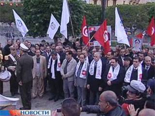 Антиправительственная демонстрация в столице Туниса - tvr.by - Египет - Ливия - Йемен - Марокко - Тунис