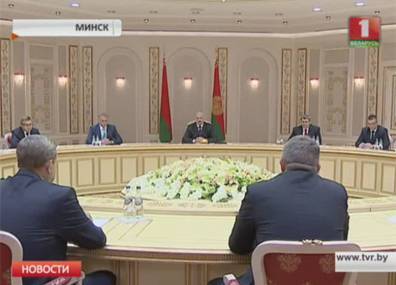 Александр Лукашенко - Александр Богомаз - Александр Лукашенко встретился с губернатором Брянской области Александром Богомазом - tvr.by - Белоруссия - Минск - Брянская обл.