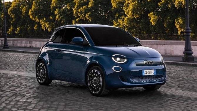 Представлена электрическая версия хэтчбека FIAT 500 - usedcars.ru