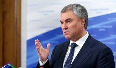 Володин назвал Навального «подлецом», которому Путин спас жизнь - newizv.ru - Россия