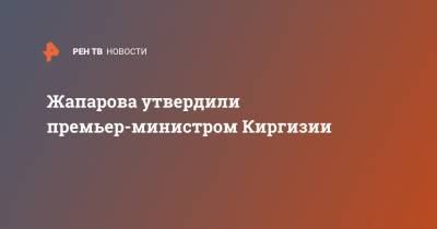 Кундуз Жолдубаева - Жапарова утвердили премьер-министром Киргизии - ren.tv - Киргизия - Бишкек