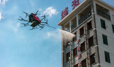 Китайцы придумали летающую «пожарную машину» - mirnov.ru - Китай