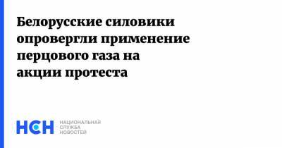 Наталья Ганусевич Мингорисполкома - Белорусские силовики опровергли применение перцового газа на акции протеста - nsn.fm - Минск