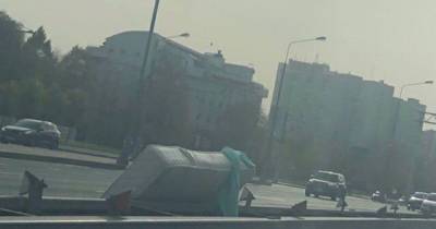 На Ярославском шоссе заметили матрас - moslenta.ru - Москва - район Свиблово
