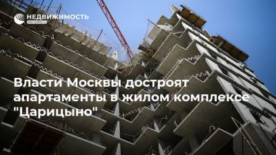 Власти Москвы достроят апартаменты в жилом комплексе "Царицыно" - realty.ria.ru - Москва