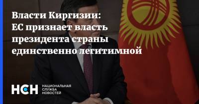 Алмазбек Атамбаев - Сооронбая Жээнбеков - Власти Киргизии: ЕС признает власть президента страны единственно легитимной - nsn.fm - Киргизия - Брюссель