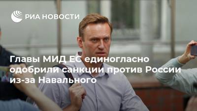Алексей Навальный - Жозеп Боррель - Главы МИД ЕС единогласно одобрили санкции против России из-за Навального - ria.ru - Россия - Брюссель - Люксембург