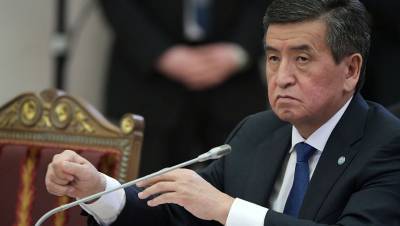 Сооронбай Жээнбеков - Садыр Жапаров - Премьер Киргизии ожидает отставки президента 15 октября - gazeta.ru - Киргизия