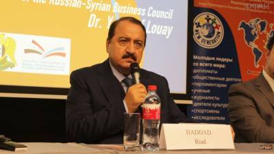 Рияд Хаддад - Посол Сирии в РФ рассказал о негативных последствиях блокады для науки САР - riafan.ru - Москва - Россия - Сирия