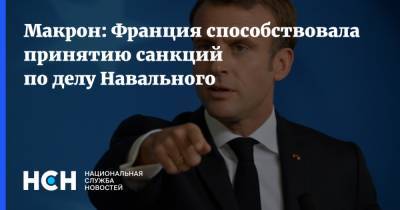 Алексей Навальный - Эммануэль Макрон - Эмманюэль Макрон - Макрон: Франция способствовала принятию санкций по делу Навального - nsn.fm - Франция - Брюссель