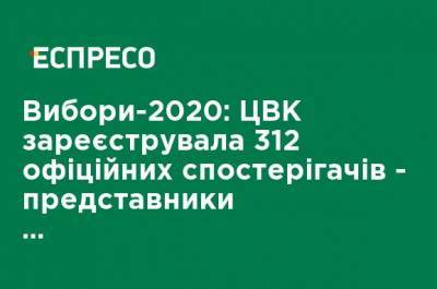 Выборы-2020: ЦИК зарегистрировала 312 официальных наблюдателей - представителей 6 стран и 9 международных организаций - ru.espreso.tv - Украина - Казахстан - Германия - Венгрия