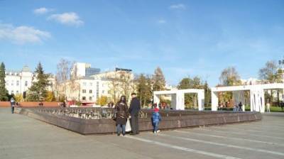 Новый фонтан в центре Пензы законсервировали до весны - penzainform.ru - Пенза