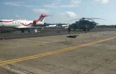 Вертолет Ми-17 ВМС Мексики совершил аварийную посадку, врезавшись в диспетчерскую вышку в аэропорту (ВИДЕО) - enovosty.com - Мексика