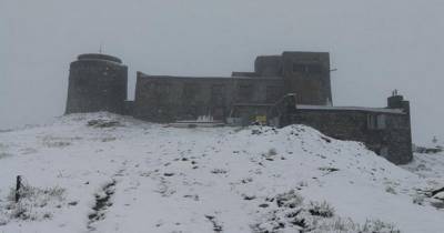 В Карпатах из-за резкого похолодания пошел снег (ФОТО) - agrimpasa.com