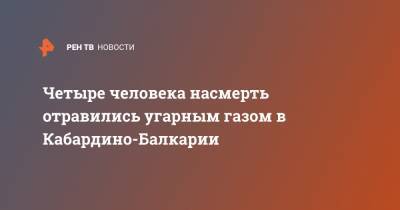 Четыре человека насмерть отравились угарным газом в Кабардино-Балкарии - ren.tv - респ. Кабардино-Балкария - респ. Карачаево-Черкесия - Прохладный